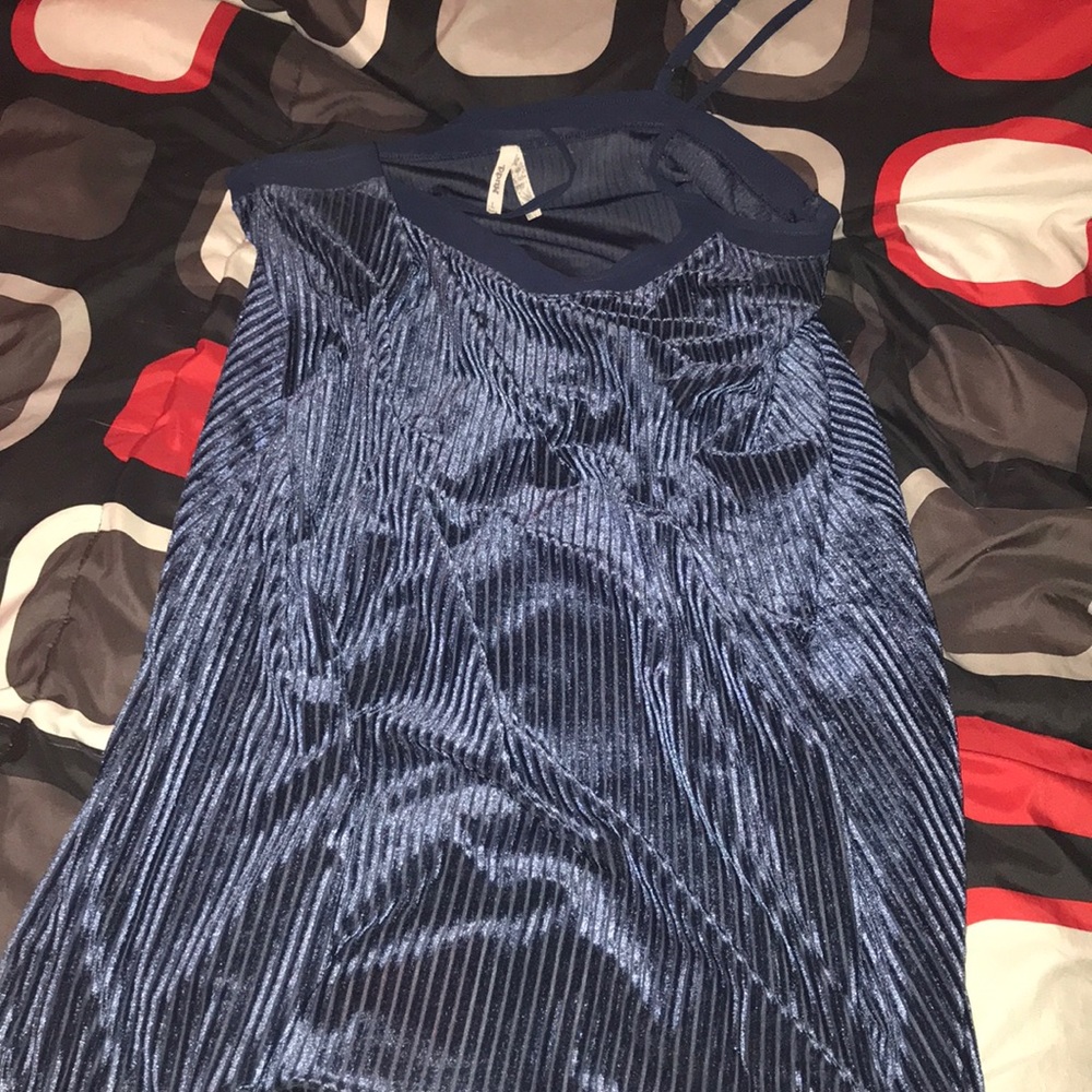 Velvet Strap Dress